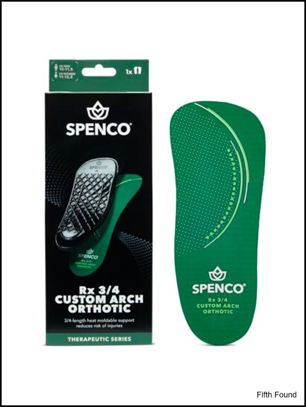 Orthotic Arch Support 3/4 Length Shoe Insoles - APMA Accepted, Shock Absorbing